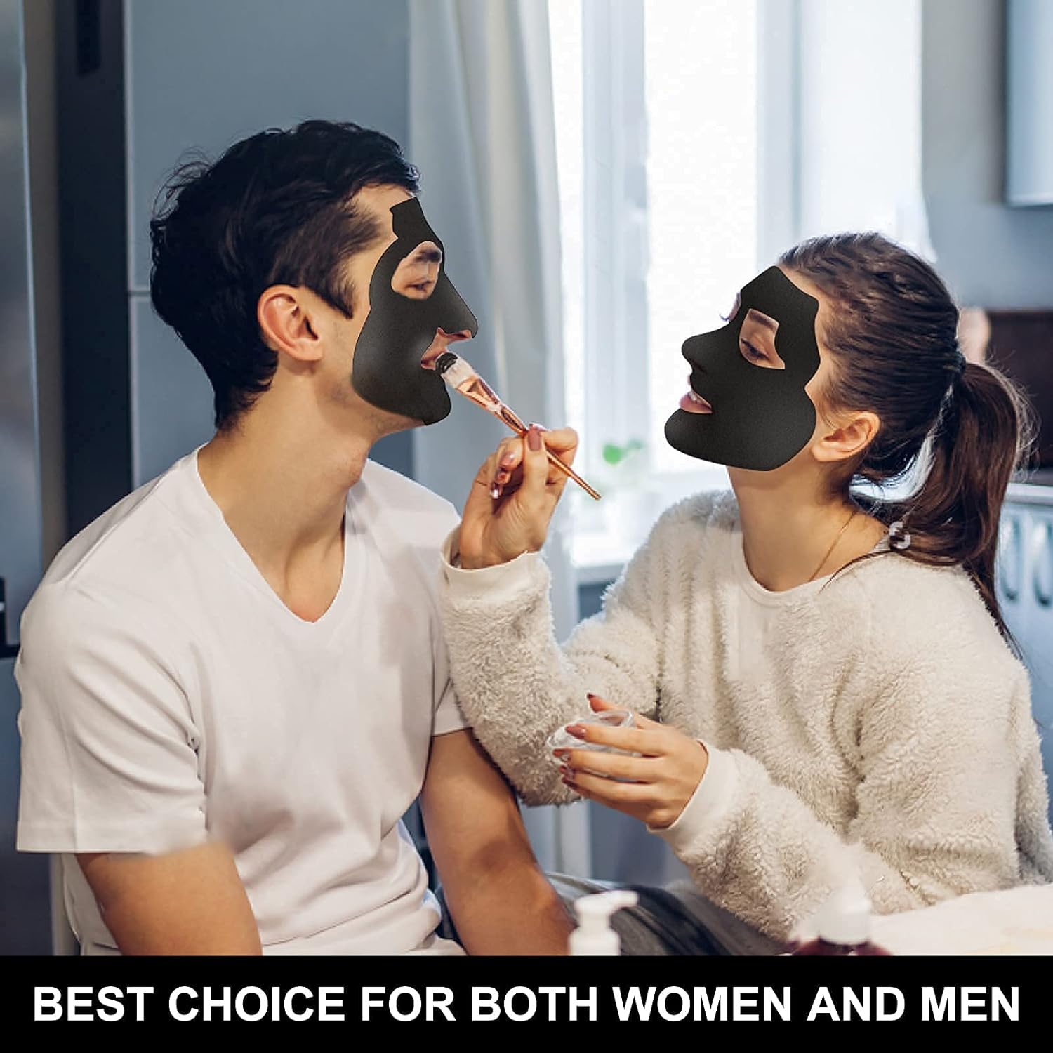 Naturehen Premium Blackhead Remover Mask | Charcoal Peel Off Mask for Men and Women, Deep Cleansing & Exfoliating Face Mask | Pack of 2 | 200g