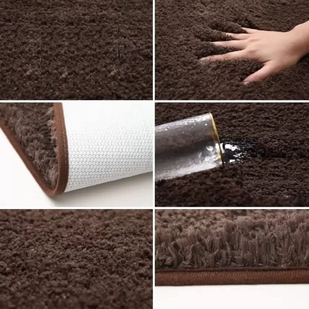 Bathroom Anti-slip Soft and Comfortable Quickly Absorb Water Machine Washable Design Bedroom Mats