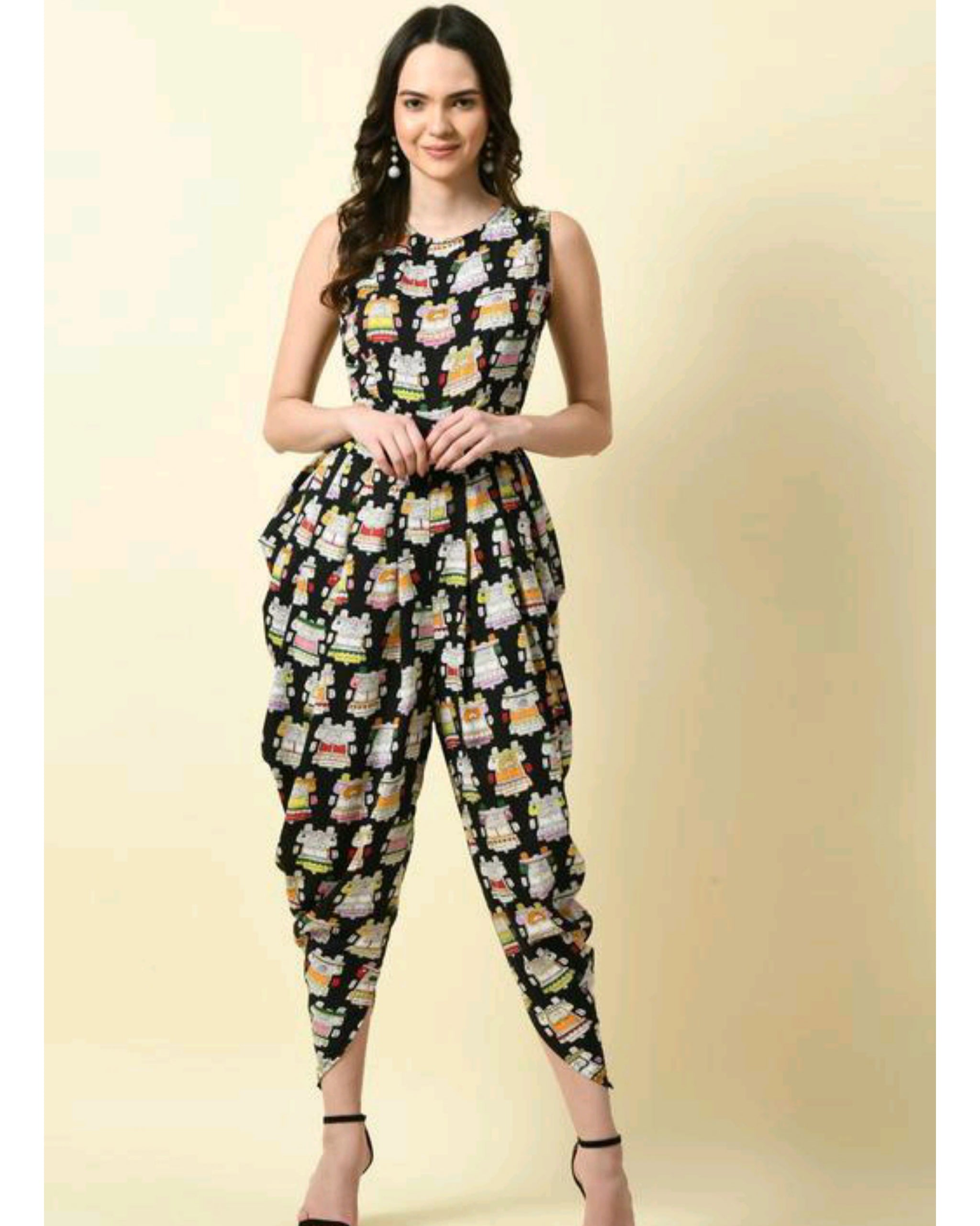 Classy women Dhoti jumpsuit, stylish jumpsuit, one piece dress for women & Girls