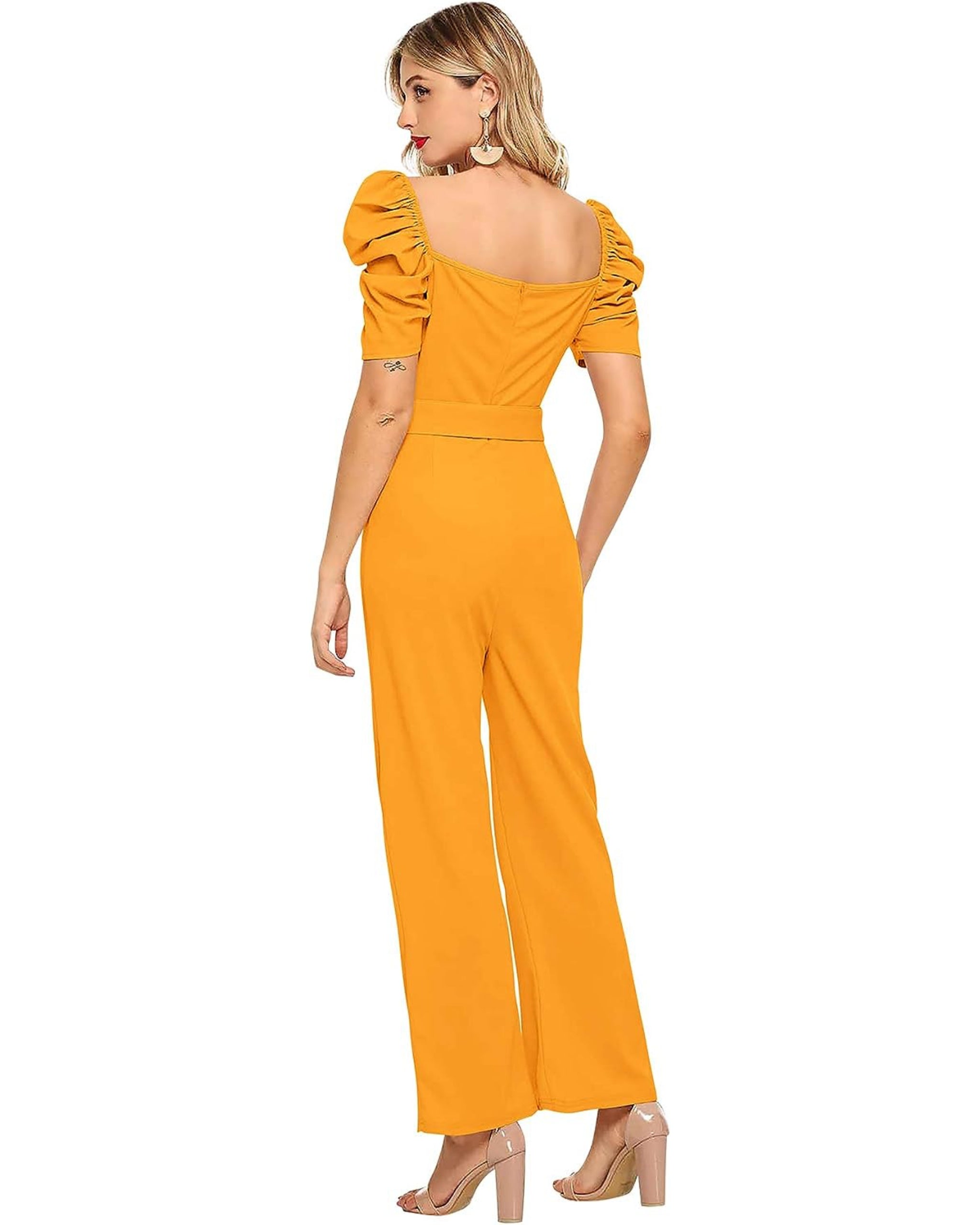 Naturehen store New Launch Women High Quality Jumpsuits With Belt ⭐