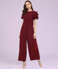 Relaxed Fit Jumpsuit With Ruffled Sleeves For Women & Girls⭐