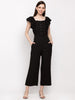 Diva Attractive Women's Ankle Length Jumpsuit Maxi Sleeveless Crepe A-Line Dress